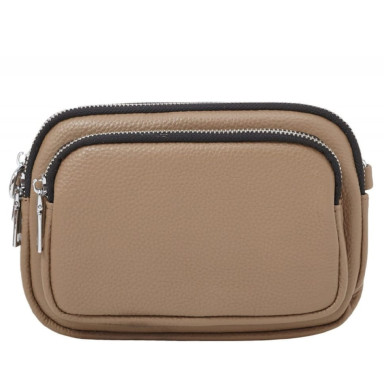 Сумка женская из натуральной кожи SL77099taupe