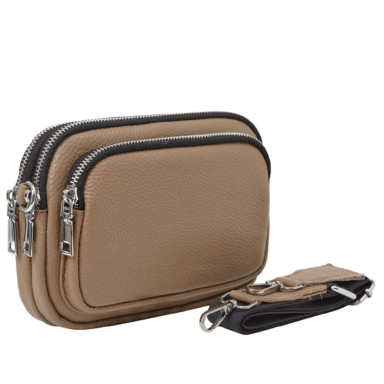 Сумка женская из натуральной кожи SL77099taupe