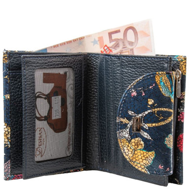Кошелек женский кожаный Desisan 755-415 хохлома