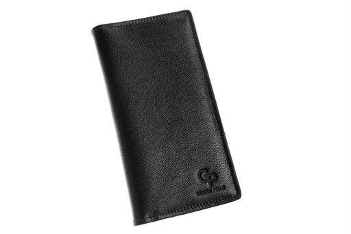 Портмоне довге чоловіче візитниця, чорний Grande Pelle 522610