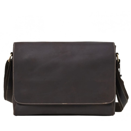 Чоловіча шкіряна сумка через плече BUFFALO BAGS M1136C коричнева