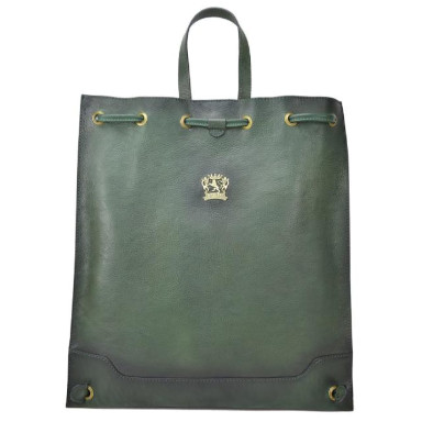 Pratesi BVS490 - Contea B490 Backpack in cow leather Contea B490 Dark Green