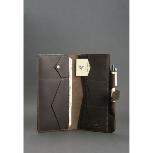 Шкіряний тревел-кейс 4.0 темно-коричневий
