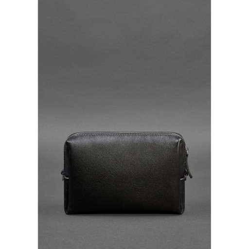 Шкіряна косметичка-несесер 3.0 Чорна Краст