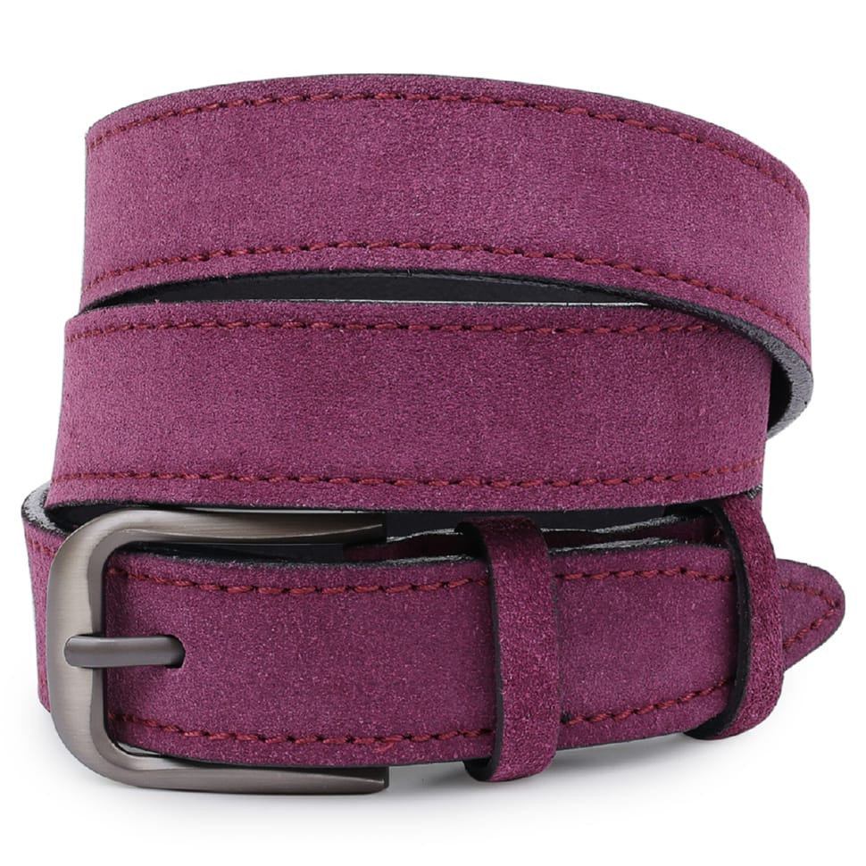 Красивий замшевий ремінь для жінок Vintage 20783