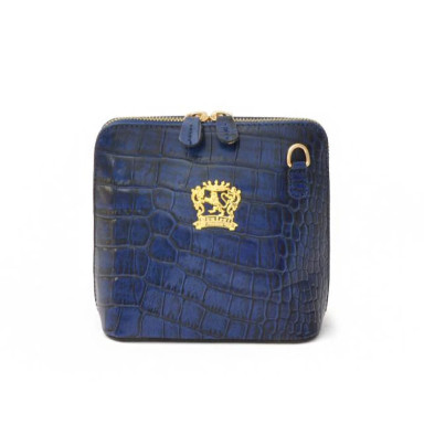 Pratesi KBL467 - Volterra King Lady Bag in real leather King Blue