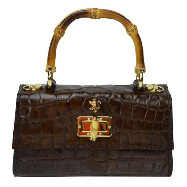 Pratesi KCF298/20 - Castalia K298/20 Lady Bag in cow leather Castalia K298/20 Coffee
