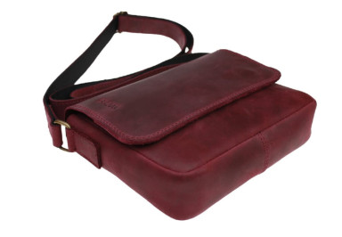 Bag women's leather small clutch SULLIVAN 2612(23) marsala