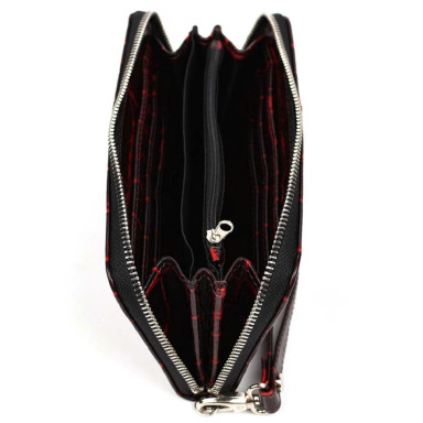 Reptile embossed leather clutch TARWA REP5-1101-4lx