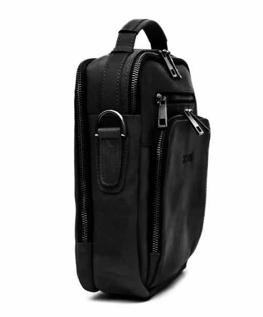 Чоловіча шкіряна барсетка з двома відділеннями Newery N6014KA