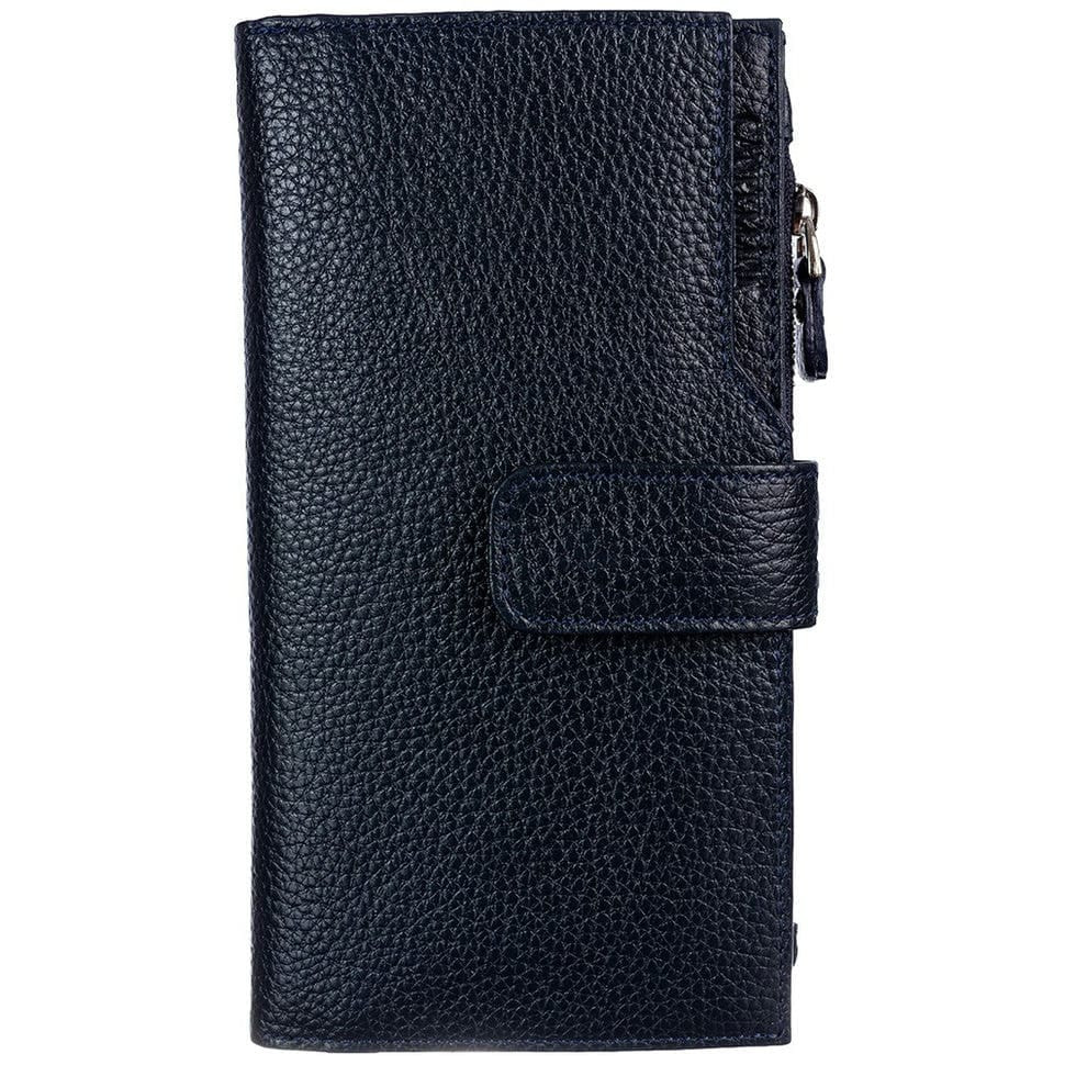 Гаманець жіночий шкіряний CANPEL 713-241 синій флотар