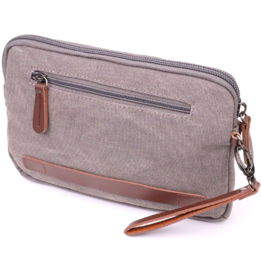 Чоловіча містка барсека з текстилю 21259 Vintage Сіра