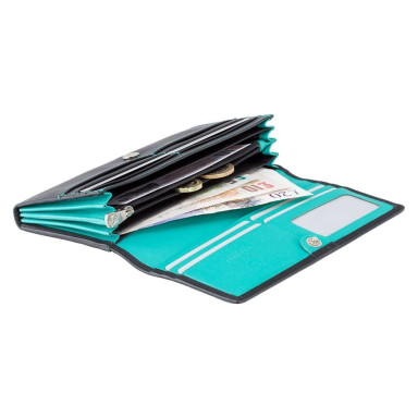 Гаманець жіночий Visconti CD21 Topaz (Black Aqua)