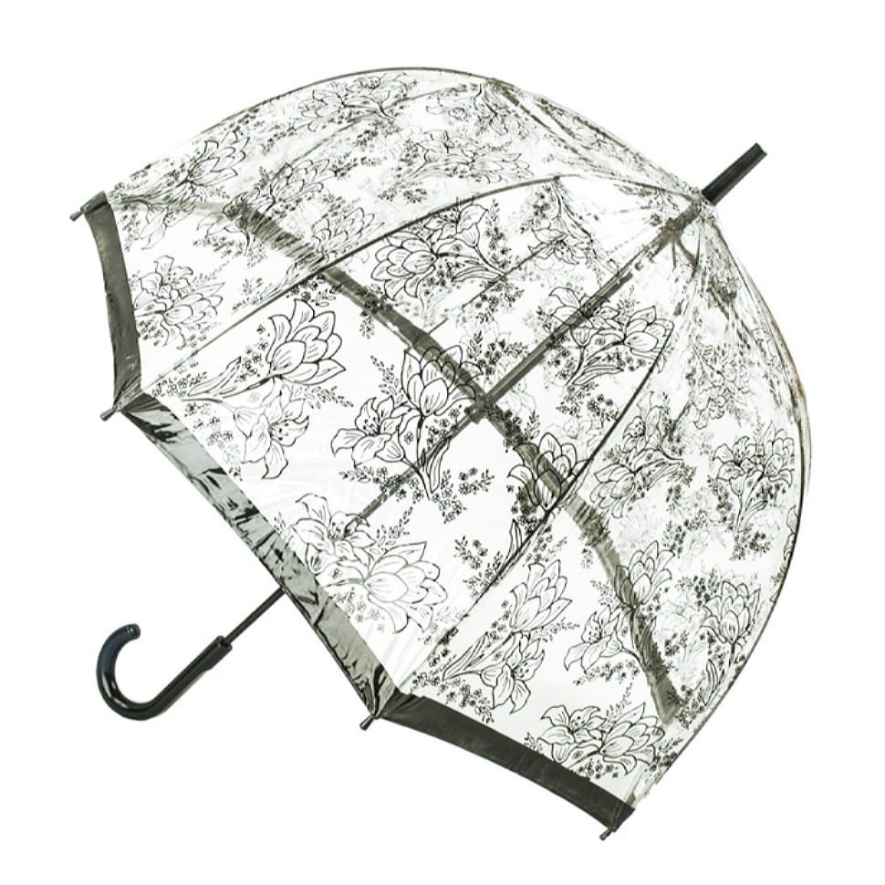 Umbrella for women Fulton Birdcage-2 L042 Stencil Floral (Lace flowers)