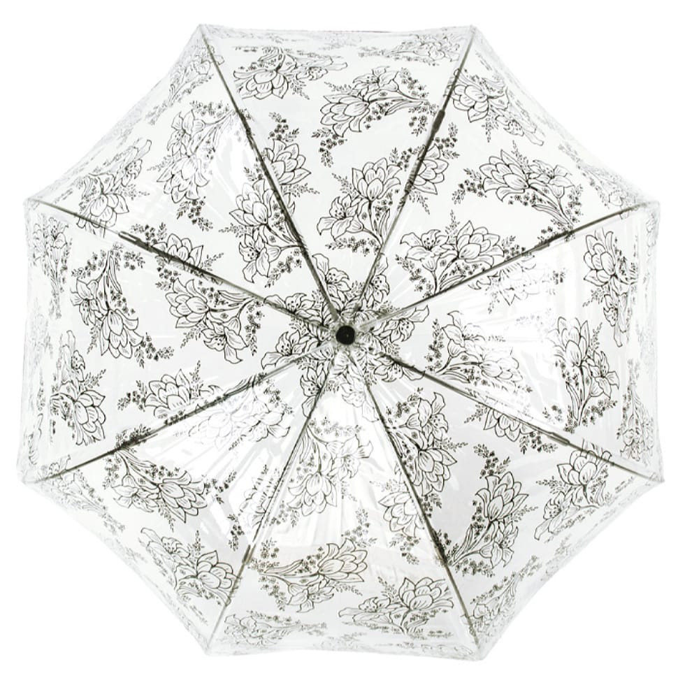 Umbrella for women Fulton Birdcage-2 L042 Stencil Floral (Lace flowers)