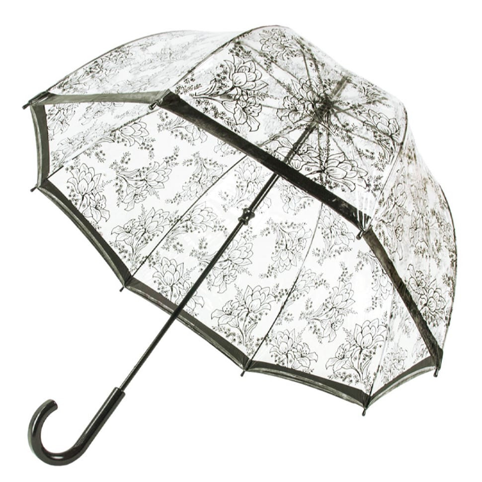 Umbrella for women Fulton Birdcage-2 L042 Stencil Floral (Lace flowers)