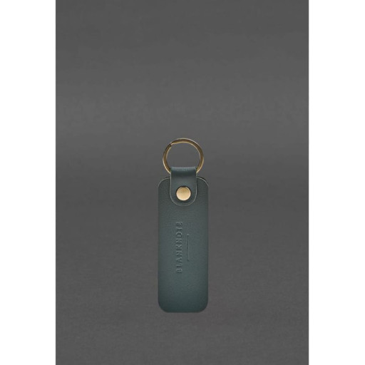 Шкіряний брелок для Авто Opel зелений краст