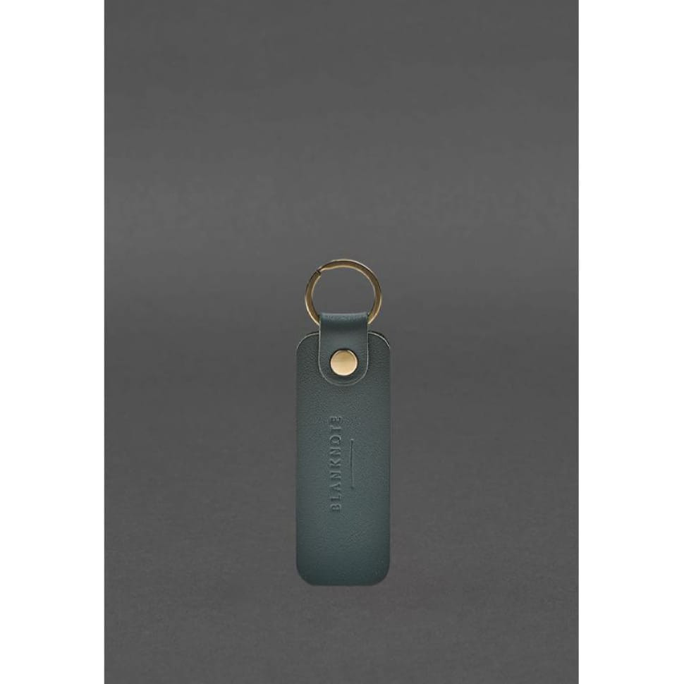 Кожаный брелок для Авто Opel зеленый краст