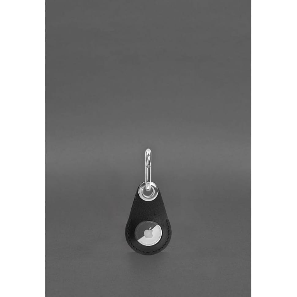 Кожаный чехол для Apple AirTag Черный