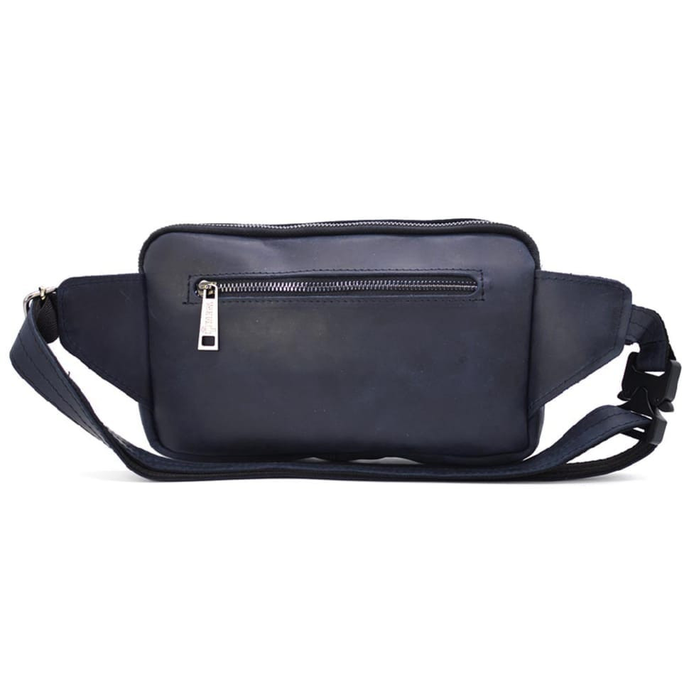 Belt bag with two compartments TARWA RK-0704-3md blue crazy