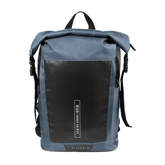Rolltop backpack men's Piligrim gray from MAD | born to win™