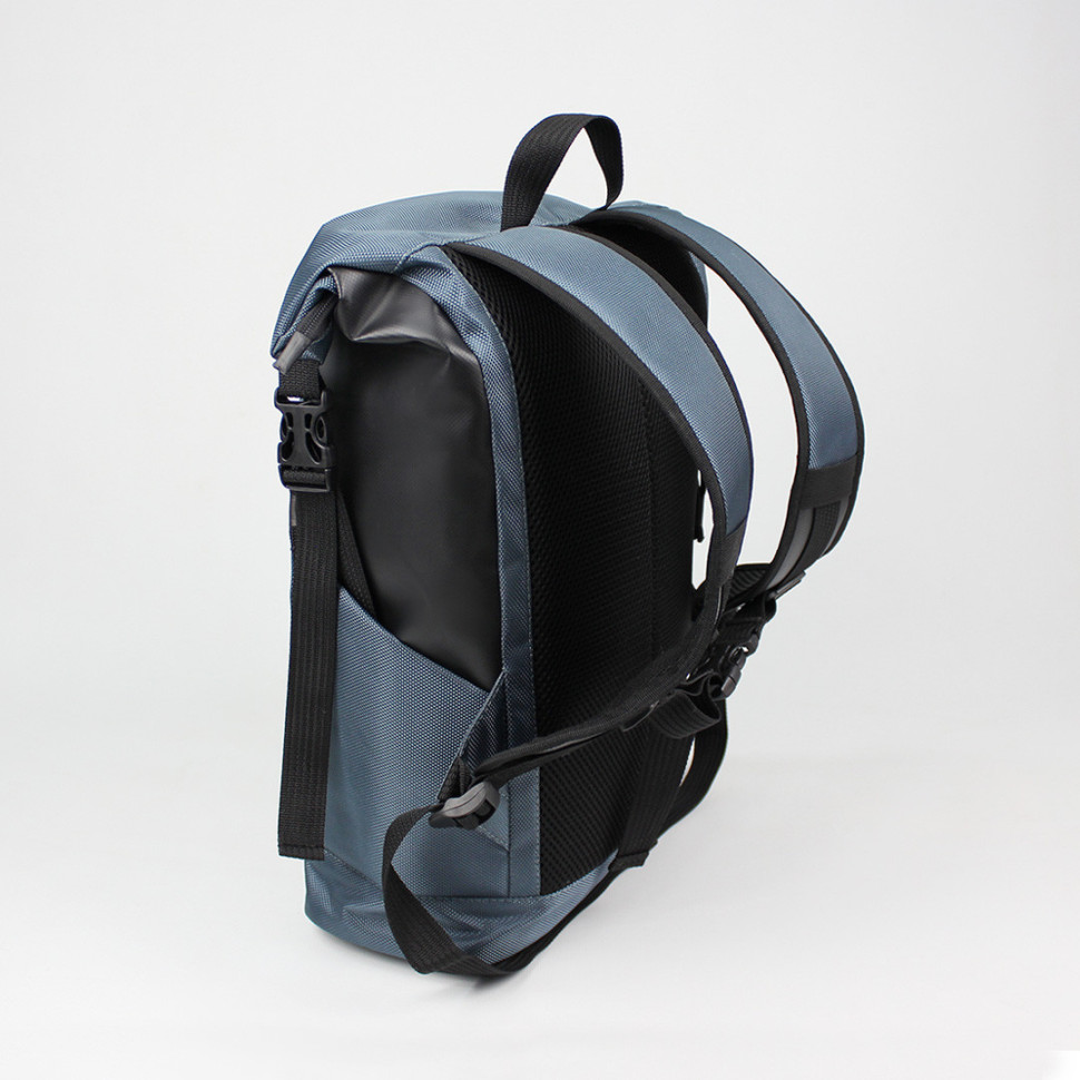 Rolltop backpack men's Piligrim gray from MAD | born to win™