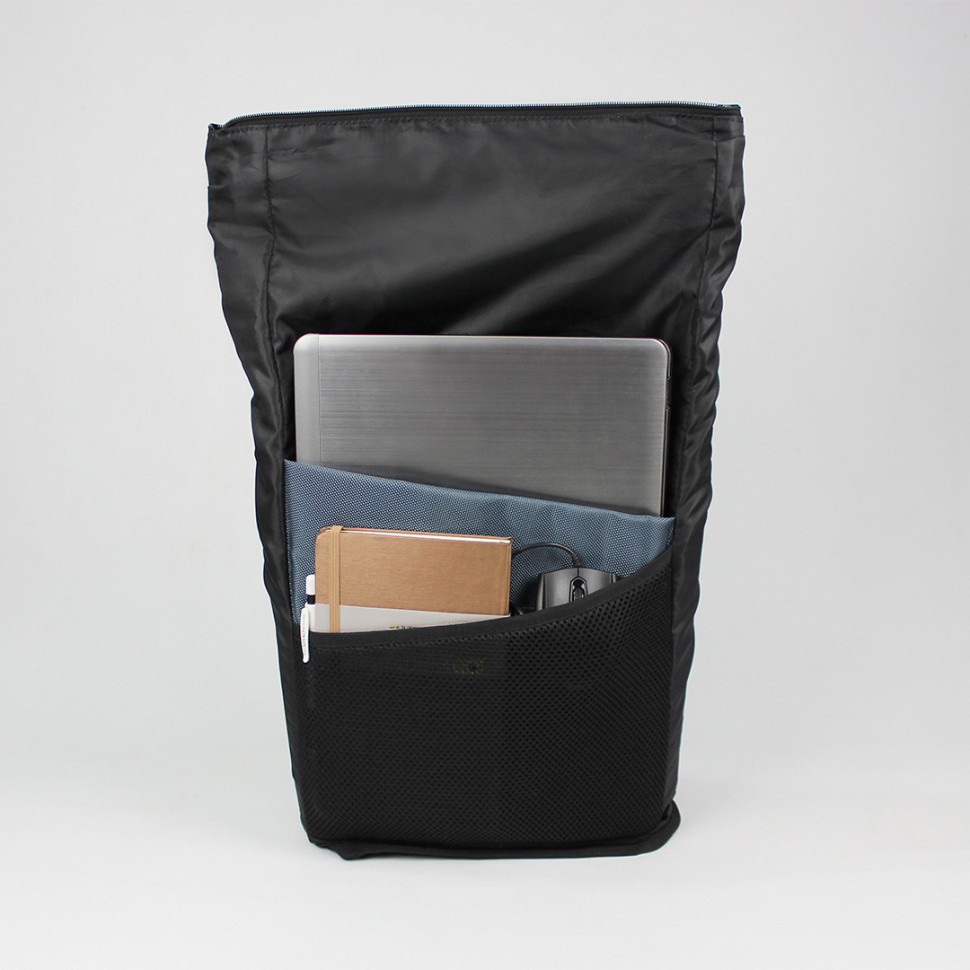 Rolltop backpack men's Piligrim gray from MAD | born to win™