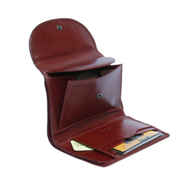 Портмоне кожаное Italico 2058 rosso красный