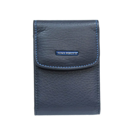 Кредитниця шкіряна Newcontatto 1703 синій