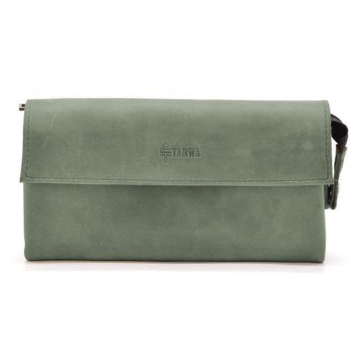 Клатч чоловічий шкіряний RE-2801-3md TARWA зелений