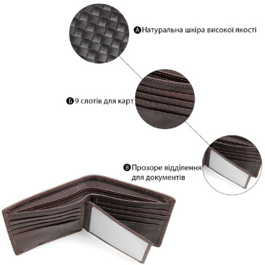 Men's Wallet Vintage 14427 Brown