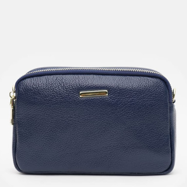 Женская кожаная сумка Borsa Leather K11906n-blue