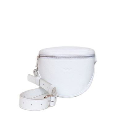 Leather crossbody bag Vacation white floatar