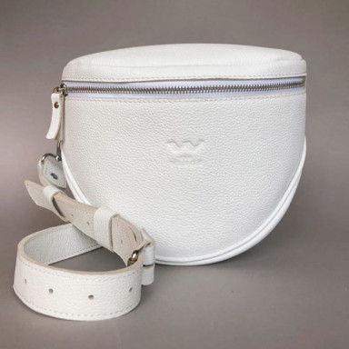 Leather crossbody bag Vacation white floatar