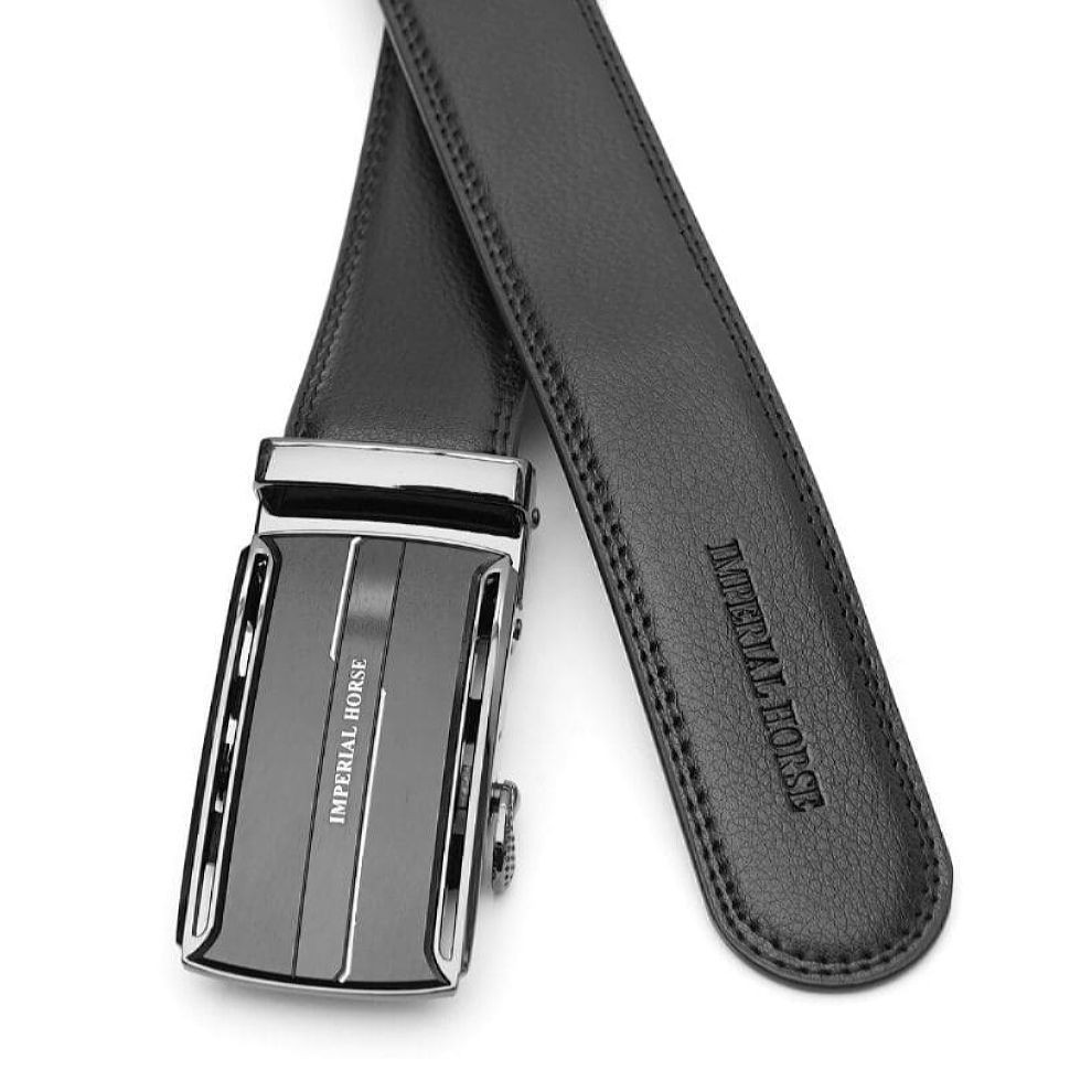 Чоловічий шкіряний ремінь V1HRS914-black