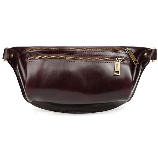 Сумка бананка в розмірі L TARWA GM-3106-2lx 2 відділення бордо