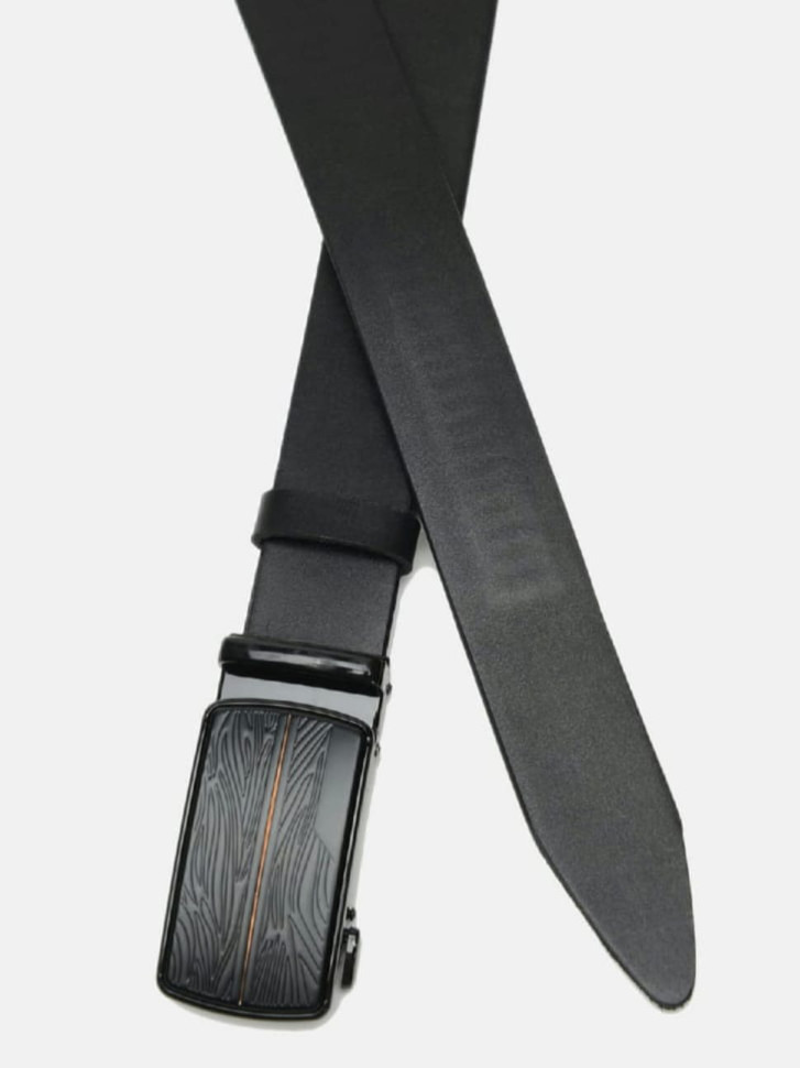 Чоловічий шкіряний ремінь із пряжкою автомат CV1gnn36-125