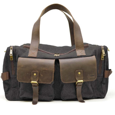 Travel bag in canvas and horseskin RGc-5915-4lx by TARWA