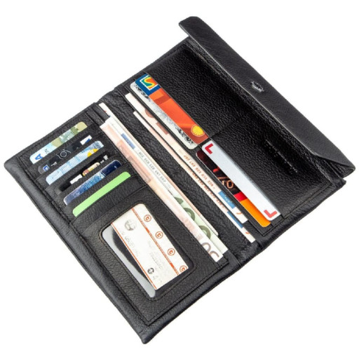 Неабиякий жіночий клатч ST Leather 18842 Чорний