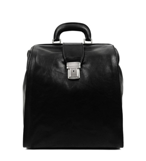 Шкіряний рюкзак - A Brief Story of Time - Чорний колір - Time Resistance 5210701