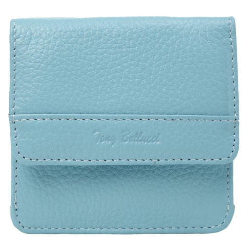 Гаманець жіночий шкіряний BOND 555-210 блакитний