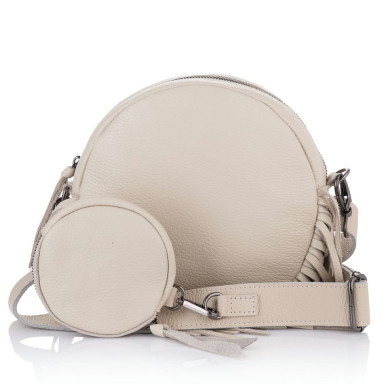 Virginia Conti Italy leather bag for women - Art2765beige