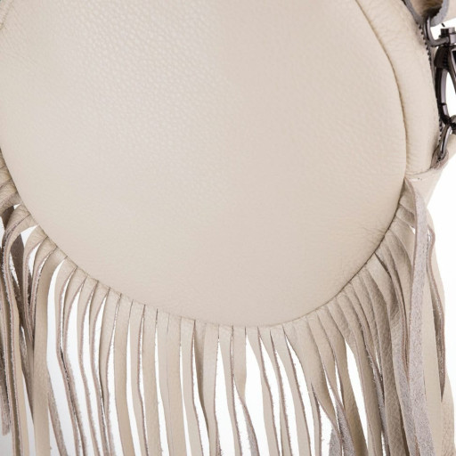 Шкіряна жіноча сумка Virginia Conti (Італія) - VC2765beige