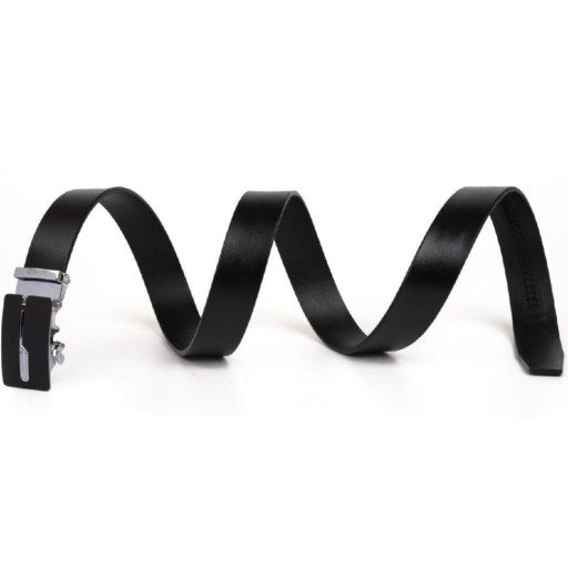 Ремінь чоловічий з матовою пряжкою Vintage 20335 Чорний