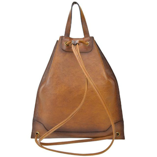 Pratesi BCF490 - Contea B490 Backpack in cow leather Contea B490 Coffee