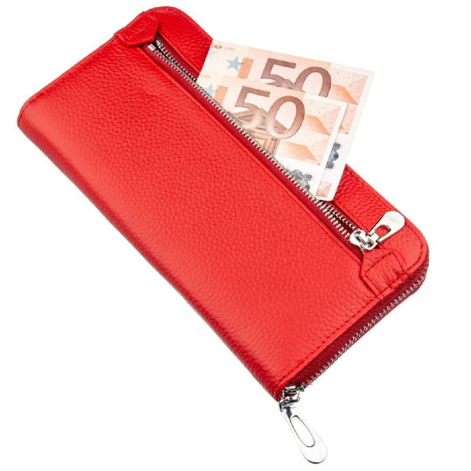 Грациозный женский клатч ST Leather 18862 Красный