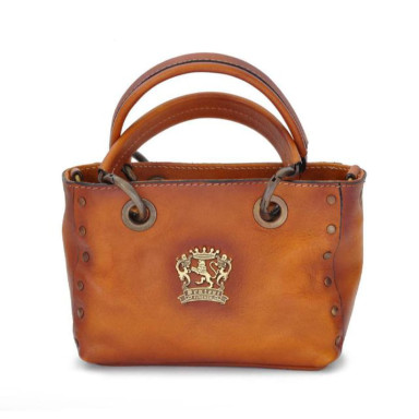 Pratesi BCO158 - Bagnone Lady Bag in cow leather Bruce Cognac