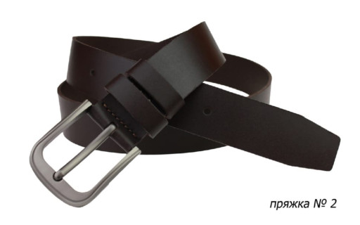 Ремінь шкіряний джинсовий SULLIVAN 112-01 (7) 115-150 см коричневий