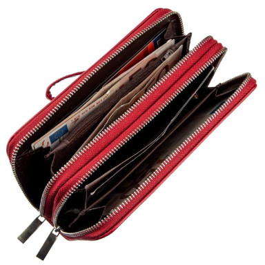 Кошелек женский из экокожи KIVI 19054 Розовый