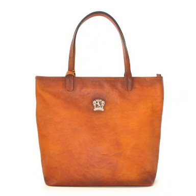 Pratesi BCO461 - Monterchi Tote Bag in cow leather Bruce Cognac